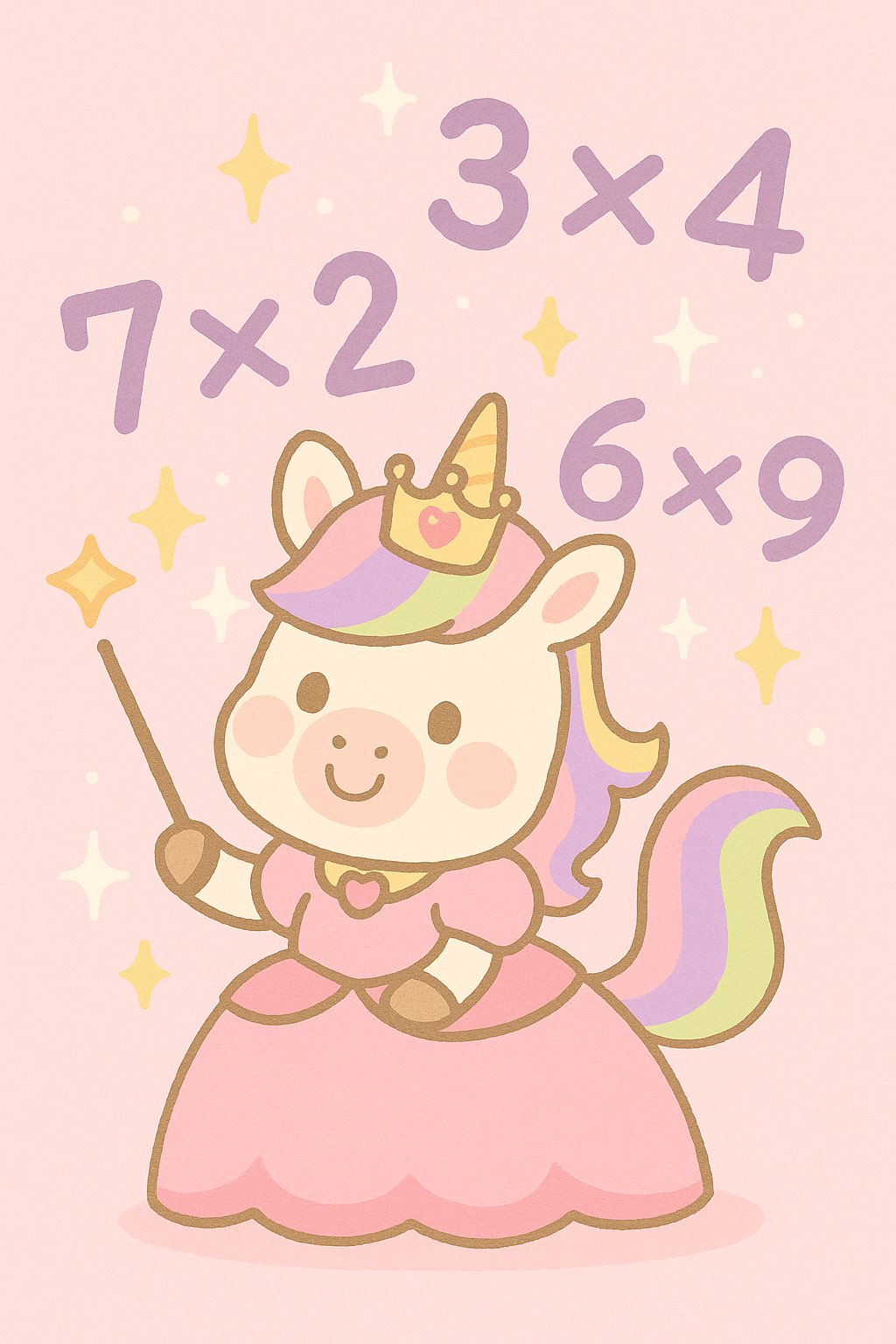 プリンセス九九ゲームの挿絵